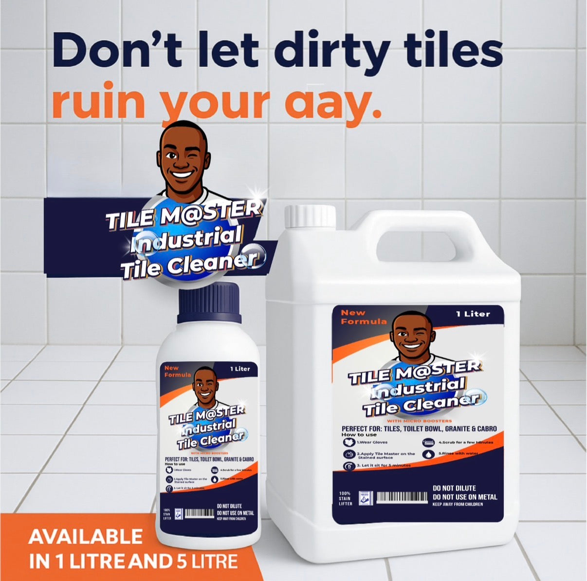 Tile Master Industrial Tile Cleaner 5 Litres