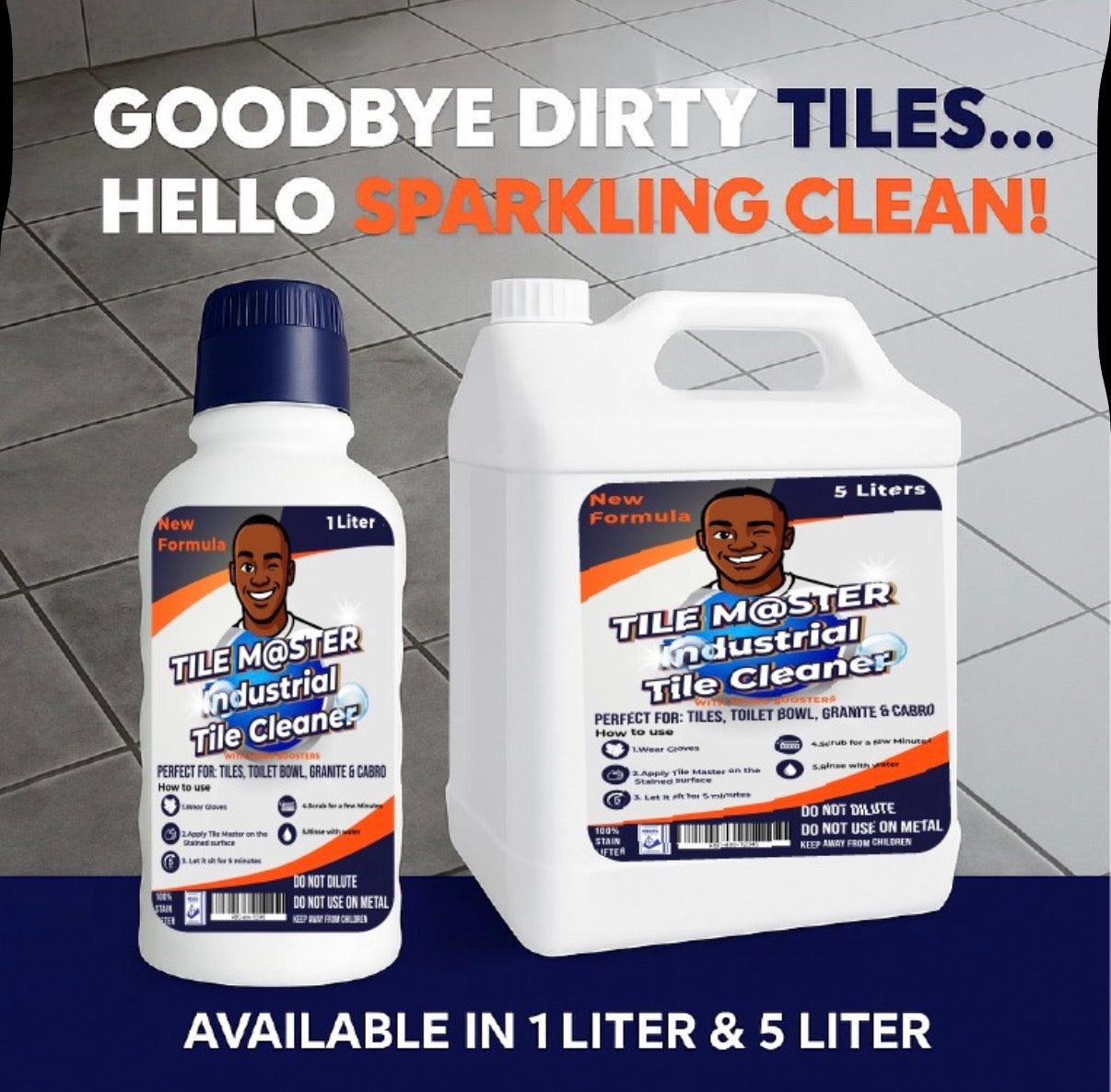 Tile Master Industrial Tile Cleaner 5 Litres